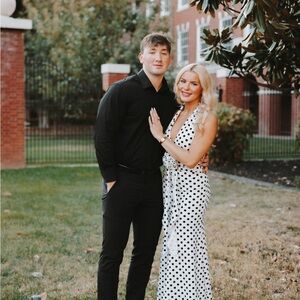 Polka Dot Maxi Dress